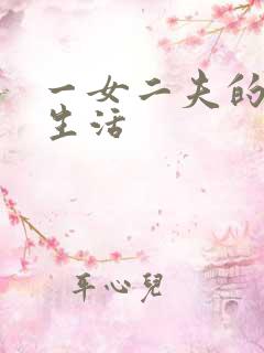 一女二夫的激情生活