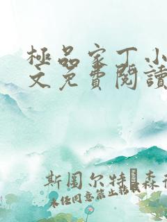 极品家丁小说全文免费阅读