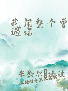 我用整个曾经爱过你