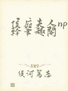 侯府夫人np高干笔趣阁