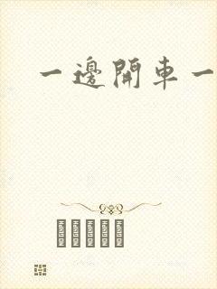 一边开车一边做