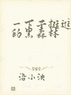 一下子挺进浓密的黑森林