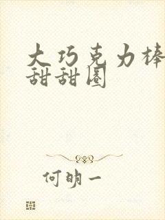 大巧克力棒c小甜甜圈