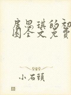 房思琪的初恋乐园全文免费阅读