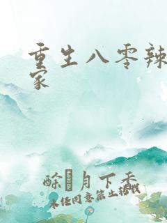 重生八零辣妻当家