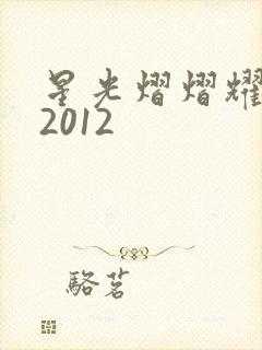星光熠熠耀保良2012