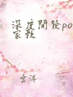 深度开发pop家教