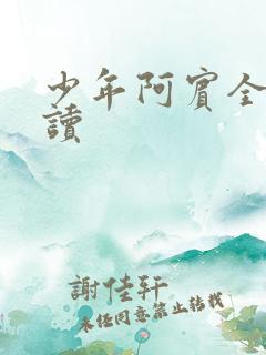 少年阿宾全本阅读