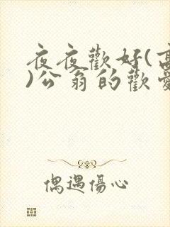 夜夜欢好(高h)公翁的欢爱h