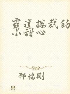 霸道总裁的宠爱小甜心