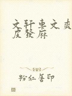 文轩车文爽到头皮发麻