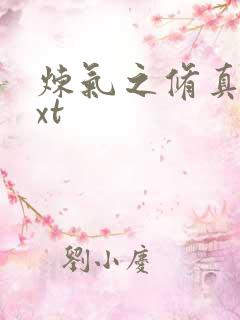 炼气之修真者txt