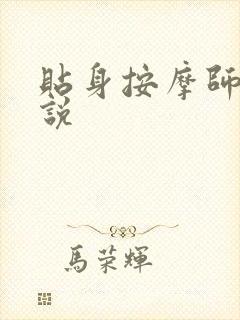 贴身按摩师 小说