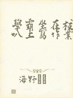 学霸坐在校霸鸡叭上写作业