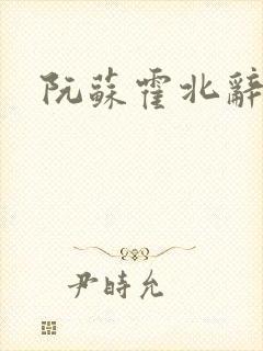 阮苏霍北辞小说