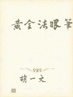 黄金法眼笔趣阁