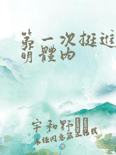 第一次挺进苏雨萌体内