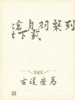 沧月羽系列txt下载