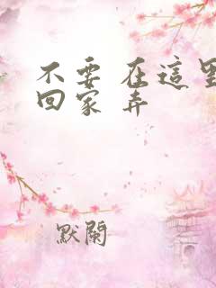 不要 在这里 回家 弄