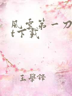 风云第一刀txt下载