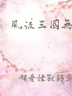 风流三国无弹窗