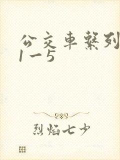 公交车系列合集1一5