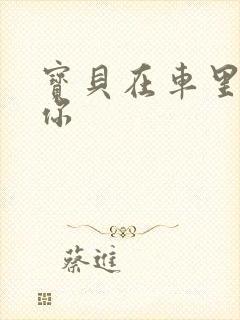 宝贝在车里想要你