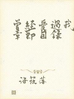 曾经爱过我刘念章节目录