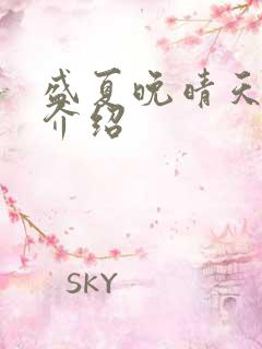 盛夏晚晴天剧情介绍