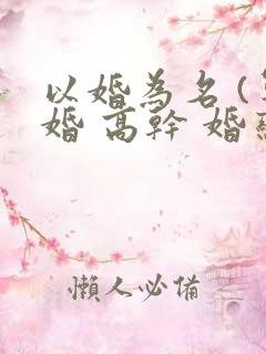 以婚为名 (军婚 高干 婚恋)