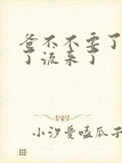 爸不不要了太满了流来了