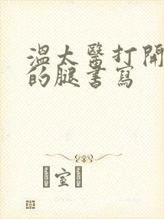 温太医打开眉庄的腿书写