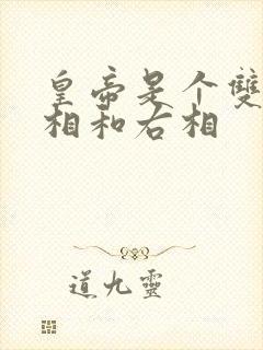 皇帝是个双被左相和右相