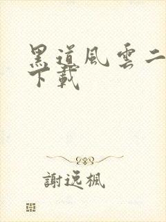 黑道风云二十年下载