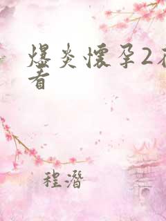 爆炎怀孕2在线看