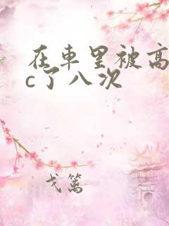 在车里被高潮被c了八次