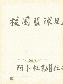 校园篮球风云录