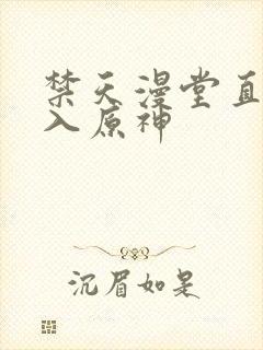 禁天漫堂直接进入原神