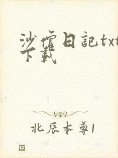 沙僧日记txt下载