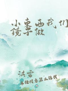 小东西我们对着镜子做