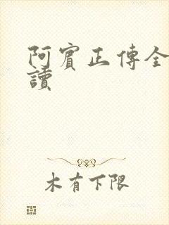 阿宾正传全文阅读