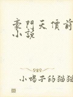 豪门天价前妻 小说