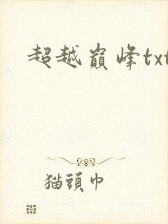 超越巅峰txt