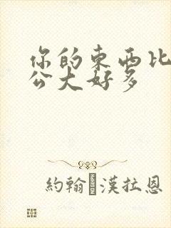 你的东西比我老公大好多