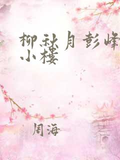 柳秋月彭峰月满小楼