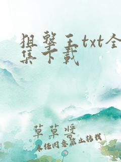 狙击王txt全集下载