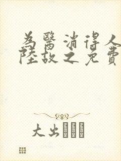 为医消得人憔悴陆故之免费阅读