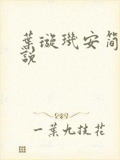 叶璇玑安简阳小说
