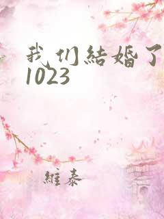 我们结婚了101023