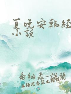 夏晚安韩经年的小说